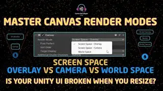 Master Canvas Render Modes: Is Your Unity UI BROKEN When You Resize?  