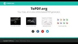 ToPDF.org Intro