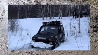 #187. Нива пробирается через сугробы [АВТО 4x4]