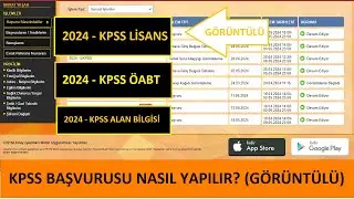 2024 KPSS BAŞVURUSU NASIL YAPILIR? (GÖRÜNTÜLÜ ANLATIM) (KPSS LİSANS ÖABT BAŞVURUSU) B GRUBU KPSS