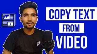 How To Copy Text From YouTube Video | Copy text From Video Extension