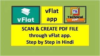 Scan and Create Pdf file through vFlat app. make PDF file with good quality in very easy way.