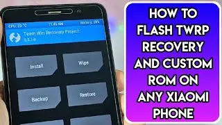 How to Install TWRP recovery and Custom ROM for First Time 🔥