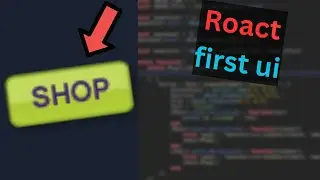how to script your first Roact UI in roblox studio