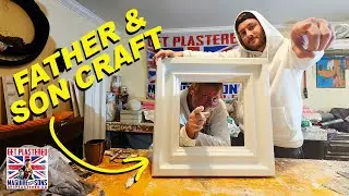 Father & Son Build a BEAUTIFUL Traditional Plaster Frame – From SCRATCH