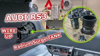 Triple Pump Radium Surge Tank WIRE UP -  AUDI RS3