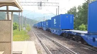 Участок Смоляниново - Находка. Горный профиль пути.