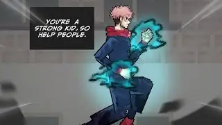 Yuji Itadori base form, 🔥 from Jujutsu Kaisen | Melon Playground Sandbox Anime mod 🍉