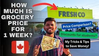 1 Hafte ki Grocery kitne me ati hain? | Grocery Shopping at FreshCo | Tips to Save Money | Canada