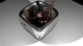 Blender Glass Cup Liquid Render