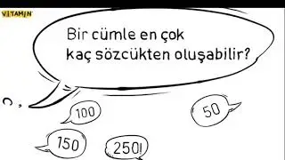 Bir cümle en fazla kaç kelime içerebilir?