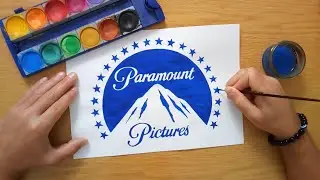 How to draw the Paramount Pictures logo 2022