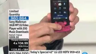 Sony Walkman 16GB MP3 and Video Media Player with 200 So...