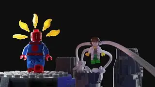 Lego Spider-Man Doc Ock Fight | 3d Blender Animation