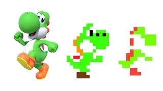 Yoshi - 64 bits, 32 bits, 16 bits, 8 bits, 4 bits, 2 bits, 1 bits