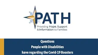 Covid 19 FAQ that people with disabilities have.