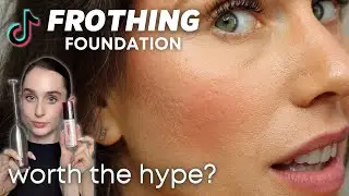 I Tried Frothing Foundation On Textured Skin —  The Viral TikTok Makeup Trend Was A DISASTER…