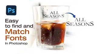 How to find and Match Fonts in photoshop | Easy | Time Saving