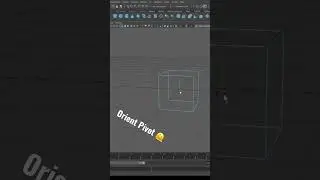Autodesk Maya - Change Orientation of Pivot 🫠