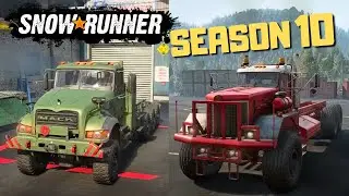 *FIRST LOOK* Season 10 New Trucks and Region - Snowrunner PTS Live Gameplay !Oodie 