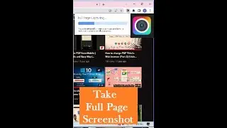 Take Full Page screenshot google extensions   make your work easy
