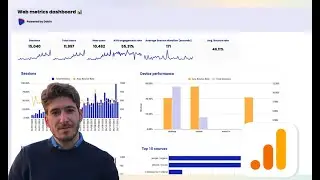 Free Google Sheets dashboard - Google Analytics metrics tracker