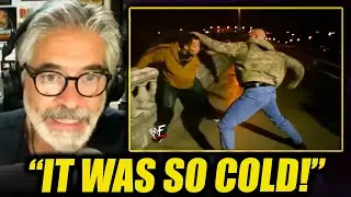 Behind The Scenes Of When The Rock Threw Stone Cold Off Of A Bridge