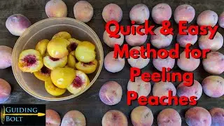 Quick & Easy Method to Peel Peaches