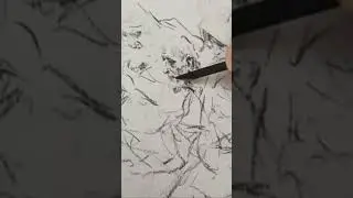 Рисунок углём.  Часть 1. Геннадий Улыбин