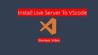 How to install Live Server extension in Visual Studio Code 2021 | Web Trinity