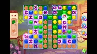 HomeScapes Level 47 no boosters (18 moves)