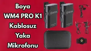 Kaliteli Ses! Boya BY-WM4 PRO K1 Kablosuz Yaka Mikrofonu İncelemesi - Teknoloji Dünyası