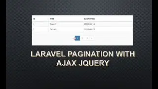 pagination in laravel using ajax in hindi | pagination in laravel 7 using ajax