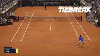 TIEBREAK - Rafael Nadal Vs Taylor Fritz I Rome Masters I Expert Difficulty (PS5)
