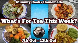 What's for tea this week? (7th Oct - 13th Oct) 2024