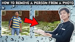 HOW TO REMOVE A PERSON FROM A PHOTO ON YOUR PHONE | NO ADOBE PHOTOSHOP | #gaurangstechwithgm
