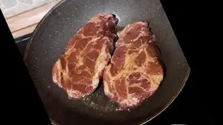 Готовим свиные стейки | Pork steaks cooking