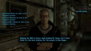 Arcade Gannon on the NCR (Fallout New Vegas)