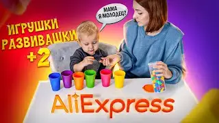 РАЗВИВАЮЩИЕ ИГРЫ ДЛЯ ДЕТЕЙ +2 ГОДА! РАЗВИВАШКИ ИЗ ALIEXPRESS! ОБЗОР ИГРУШЕК