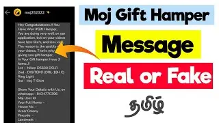 Moj gift hamper message | Real Or Fake | தமிழ் | FcTechno