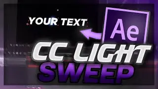 Good Text Light Sweep Glow Effect | *Easy* | After Effects CC 20201