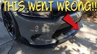 Installing Ikon Motorsports Front Splitter / Dodge Charger ScatPack