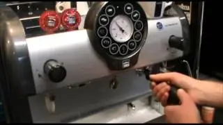 Backwash of Blue Pod Coffee machine