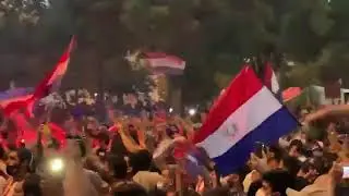 #ultimaHora Protesta en Paraguay en contra del presidente Mario Abdo #paraguay