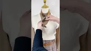 Секреты стильных узелков платка 