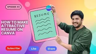 How To Make Attractive Resume On Canva | CV On Canva 2022