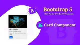 Bootstrap 5 card component.