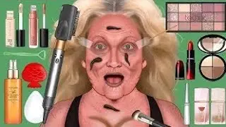 ASMR lady ghost makeup TRANSPARENTasmr animation