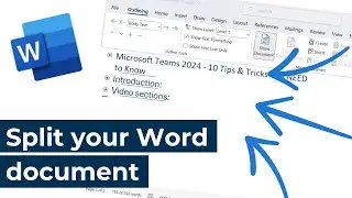Microsoft Word - Split a large word document into multiple documents easily
