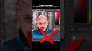 Add Hair on Bald Man in Photoshop ✅👍 #shorts #ytshorts #photoshop